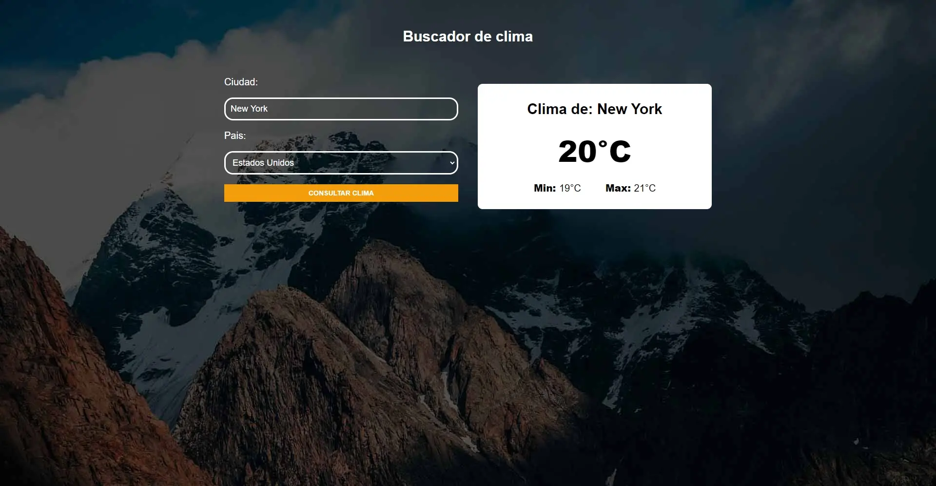 App Clima