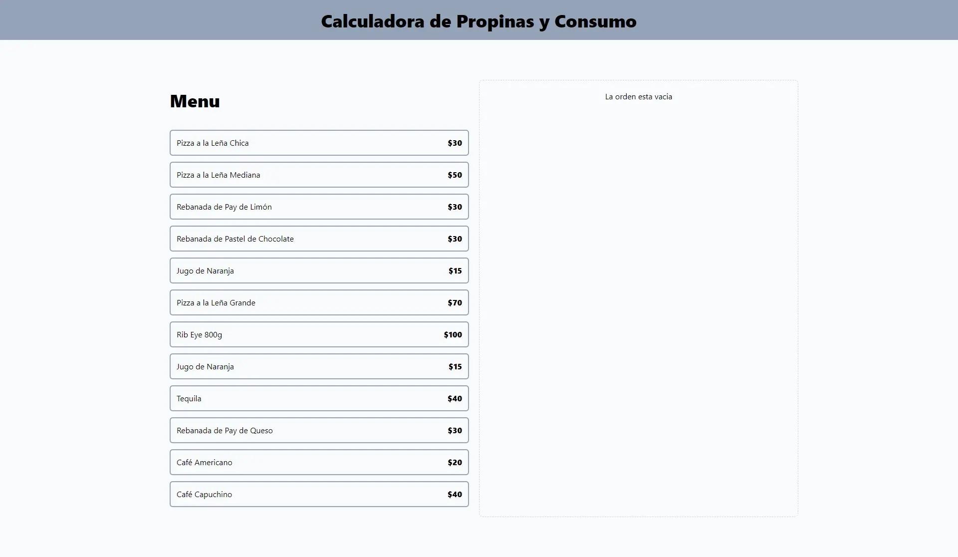 Propine Calculator